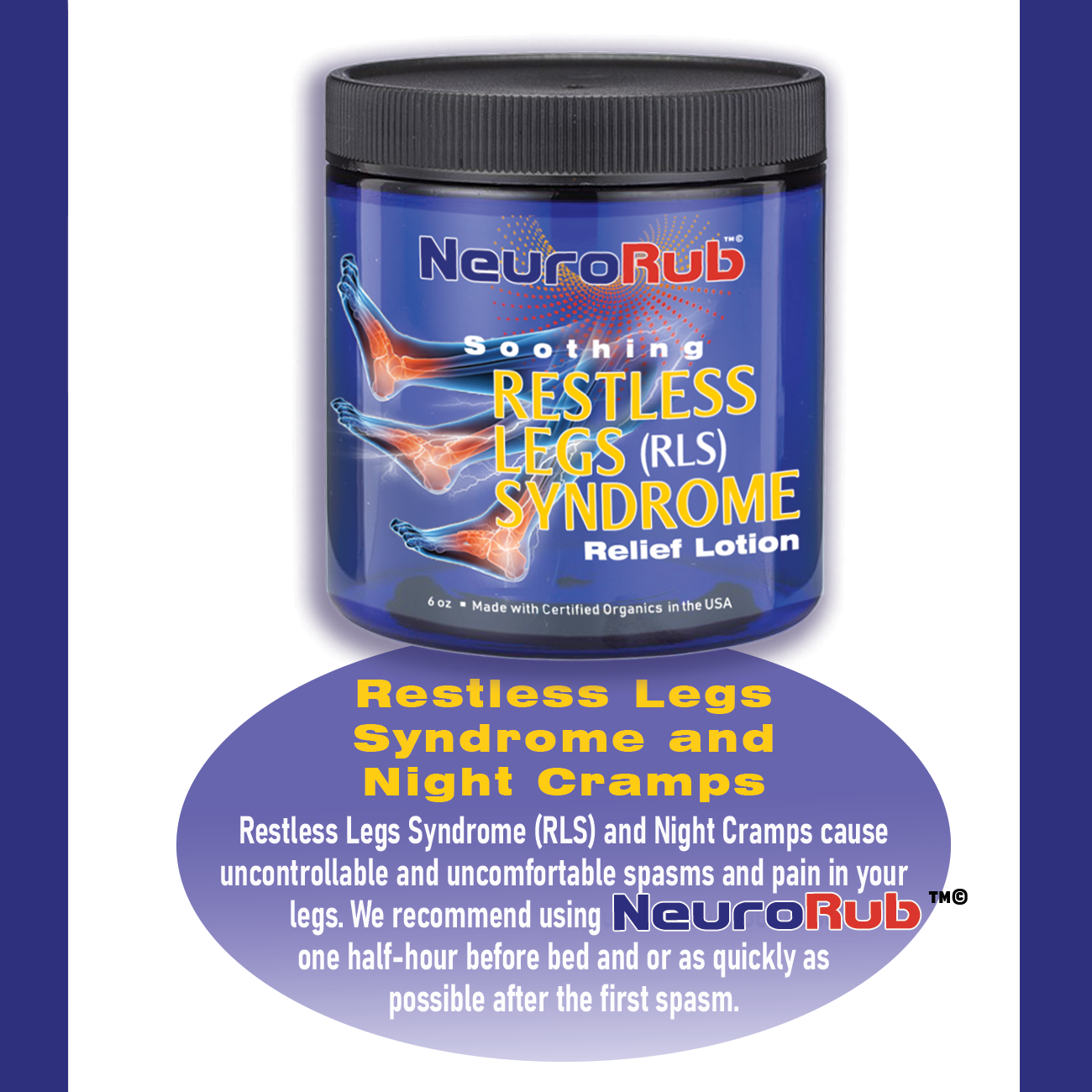 Restless Legs Syndrome  further Lotion - NeuroRub